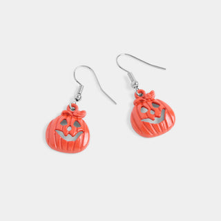 Whispers Halloween Pumpkin Dangle - Orange