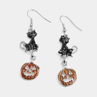 Whispers Festive Cat Dangle - Orange