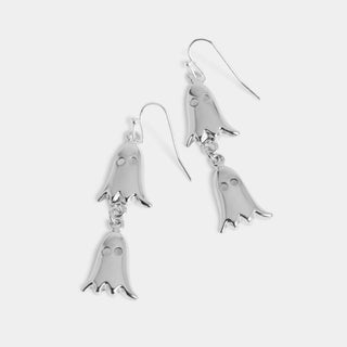 Whispers Two Ghosts Dangle - Silver