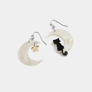 Whispers Mystical Cat Dangle - White
