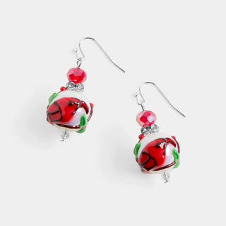 Whispers Cardinal Bead Dangle - Red