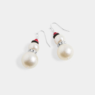 Whispers Classy Snowman Dangle - White