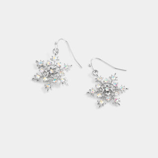 Whispers Shimmering Snowflake - Silver
