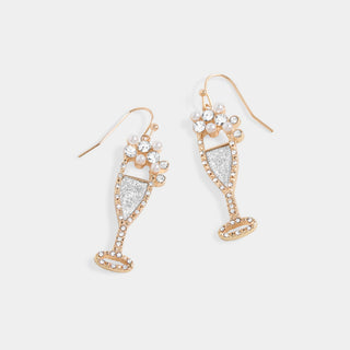 Whispers Champagne Dangle - Gold