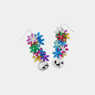 Whispers Snowflake Jingle Ball Dangle - Multi
