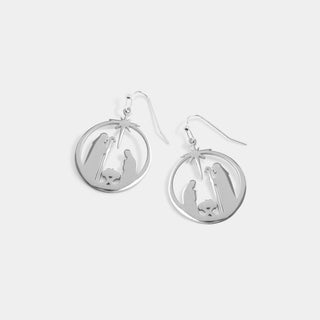 Whispers Nativity Dangle - Silver