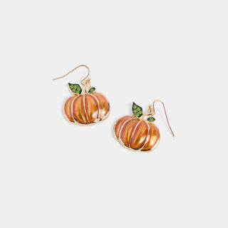 Whispers Enchanted Pumpkin Dangle - Orange