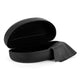 Clamshell Case with Cleaning Cloth - Black - Onyx