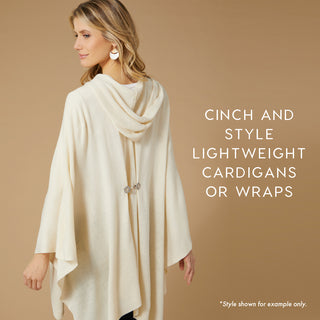 Embrace Patented Fashion Fastener - Raised Crystal