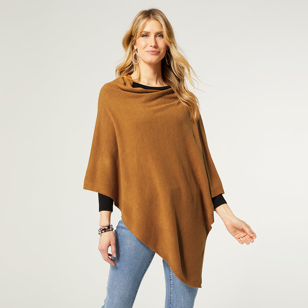 Lightweight Poncho - Camel – COCO + CARMEN