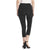 OMG Wide Waistband Capri Leggings - Black - Final Sale