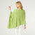 Lightweight Poncho - Creamy Lime