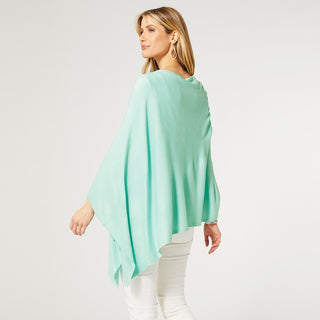 Lightweight Poncho - Aqua