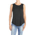 Erin Pleat Back Tank - Black