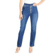 OMG Straight Leg Faux Button Fly Jeans - Medium Denim - Final Sale - Medium Denim