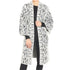 Exotica Cardigan Sweater - White/Black