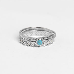 Siena Ring Stack - Final Sale - Silver