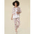 OMG Straight Leg Printed Fringe Capri Jeans - Pink/White Floral - Final Sale - Pink/White Floral