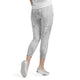OMG Wide Waistband Capri Leggings - White/Grey - Final Sale - White/Grey