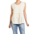 Runway Linen Fringe Tank - Natural - Final Sale