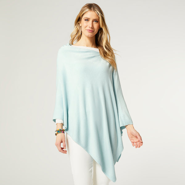 The Lightweight Ponchos - Powder Blue – COCO + CARMEN