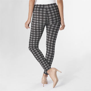 Printed Jasmine Zip Pocket Leggings - Black/White Block