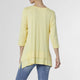 Double Layer Tunic - Pale Yellow - Final Sale - Pale Yellow