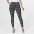 Printed Jasmine Zip Pocket Leggings - Black/Cream Plaid