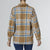 Skylar Plaid Button Front Shacket - Camel/Cream - Final Sale - Camel/Cream