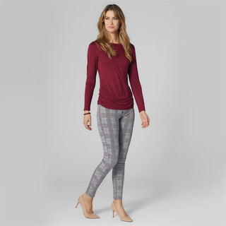 OMG Skinny Printed Jeans - Black/White Plaid - Final Sale - Black/White Plaid
