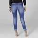 OMG Boyfriend Ankle Cuffed Bottom Jeans - Medium Denim - Final Sale - Medium Denim