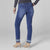 OMG Boyfriend Contrast Bottom Jeans - Medium Denim - Final Sale - Medium Denim
