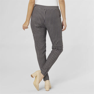 Printed Jasmine Traveler Pants - Black/Cream Ditsy