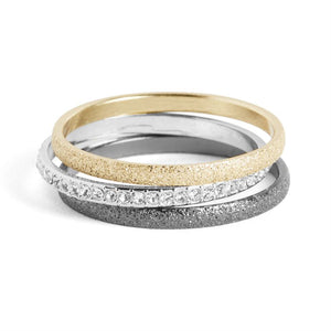 Odessa Ring Stack - Silver/Gold