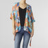 Cayman Belted Open Cardigan - Bright Floral - Final Sale