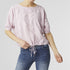 Suzette Drawstring Waist Top - Dusty Rose - Final Sale