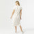 Hilarie Super Soft Dress with Drawstring - Ivory