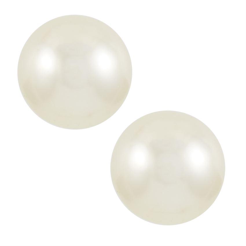 Whisper Earrings - 3 White Pearl Earrings