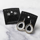 Antique Silver Dragonfly Dangle Earrings - Antique Silver