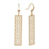 Gold Filigree Bar Dangle