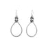 Antique Silver Knotted Tear Drop