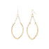 Gold Dangle with Faceted Beads - Final Sale