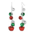 Jingle Bells Dangle Earrings - Silver