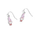 Gnome Dangle Earrings - Purple Stripe - Final Sale