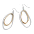 Mixed Metal Double Hoop