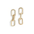 Gold Links Hoop