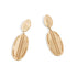 Gold Double Oval Earrings - Final Sale