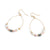 Gold Heishi Hoop Earrings - Pastels