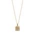 Gold Square Tree of Life Necklace