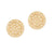 Gold Fern Stud Earrings - Gold